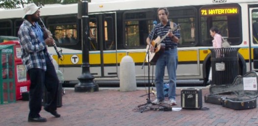 Marty & Eliot in Harvard Square