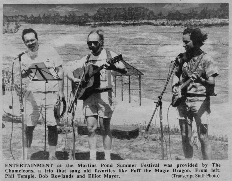 Newspaper Clipping:  Martins Pond Summer Festival 1997